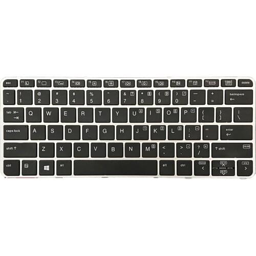 New US keyboard with Backlit For HP elitebook 725 G3 G4 820 G3 820G4 828 G3 828 G4