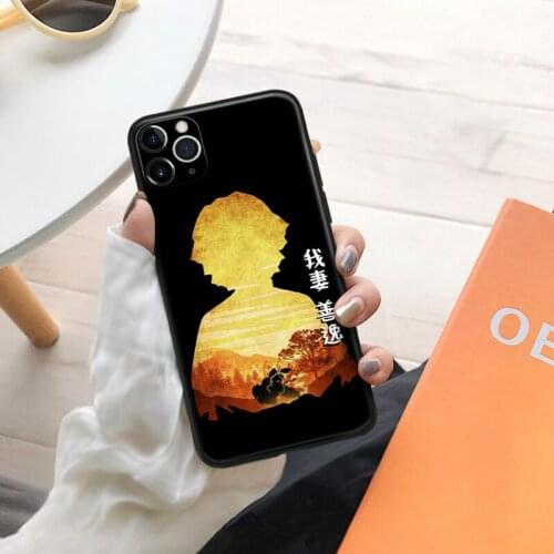 Zenitsu Demon Slayer Kny Anime silicone Phone Case FOR iPhone Se 6 6s 7 8 Plus X Xr Xs 11 12 Mini Pro Max Glass Cover Shell