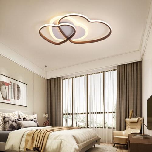 Modern villa bedroom dining room led ceiling lamp living room chandelier heart-shaped corridor bar lighting direct sales