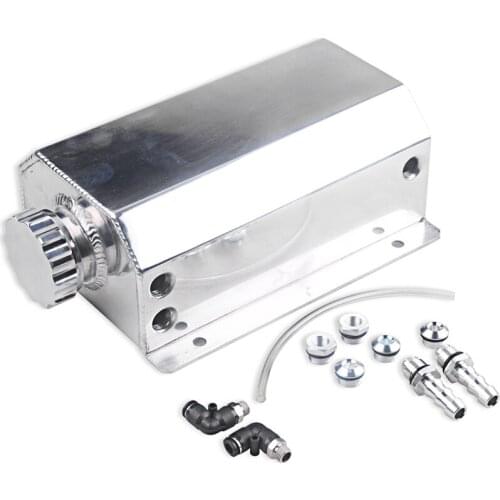 Universal Car Engine Oil Catch Can Reservoir Tank 2L Aluminum Alloy