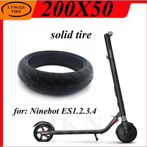 8 Inch 200x50 Solid Tire Explosion-Proof Tubeless Tyre for Xiaomi Ninebot Segway ES1 ES2 ES4 Electric Scooter