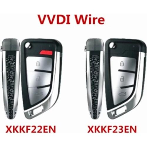 Xhorse VVDI Wire New Model XKKF22EN XKKF23EN DF Model VVDI Wire Remote for VVDI Key tool