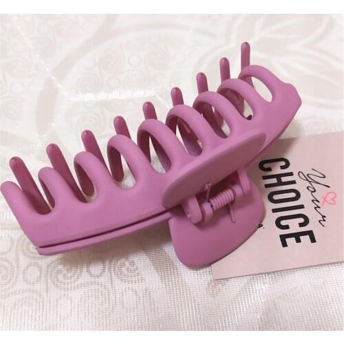 Quality 10 Cm Big Claw Clips Candy Color Kids Hairpins Girls Hairwear Not Deform, Durable, Strong Grip, Fix Hair Cilps For Bath