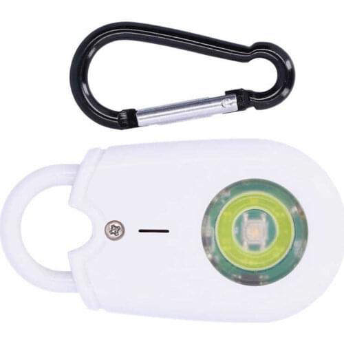 125dB Self-Defense Alarm SOS Alert LED Emergency Device with Carabiner for Women Kid Elderly