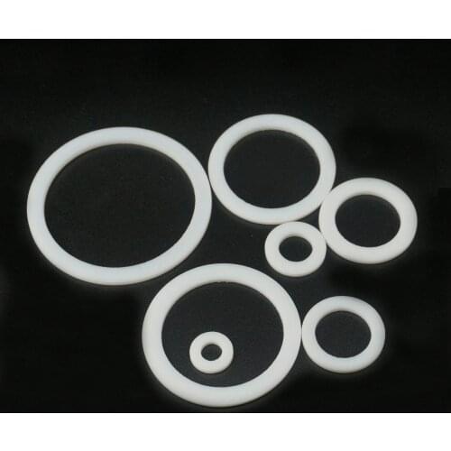 20pcs 12x6mm 18x10mm 24x16mm 30x20mm 39x30mm 45x35mm 55x45mm PTFE Flat Washer Gasket Sealing For 1/4" To 2" BSP NPT Fitting