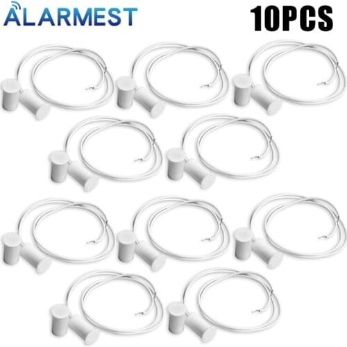 ALARMEST Wired Door Window Sensor Magnetic Switch Home Alarm System Detector MC-33 normally closed NC