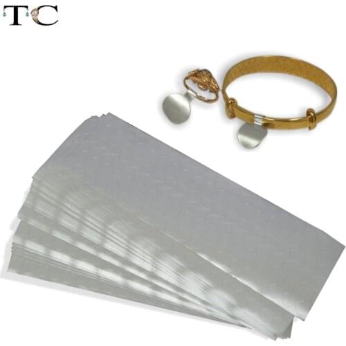 Free Shipping Wholesale 400pcs Ring Jewelry Self-Sticky Retail Dombbell Price Label Display Tags Sticker