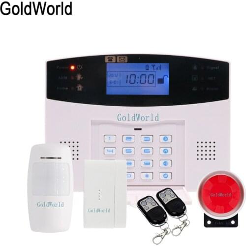 Wireless 99 GSM Security House Home Intruder Alarm System Russian Voice