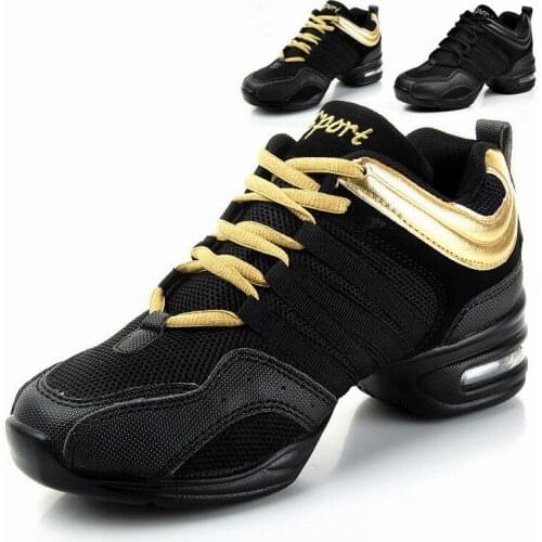 Brand Dance Shoes Women Soft Sole Jazz Shoes Modern Upscale Net surface Square Dancing Sneakers Fitness Air Adult Sports Shoes
