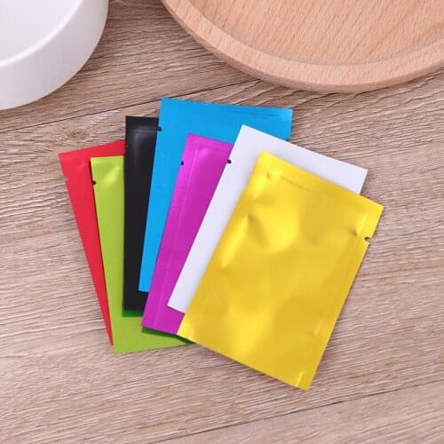 Colorful Aluminum Foil Bag Mylar Bags Vacuum Sealer Storage Pouches Food Savers Retail Packaging Tool 20pcs 6*9CM