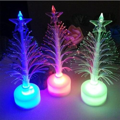 Colorful glitter Christmas tree night light holiday party home decoration light gift
