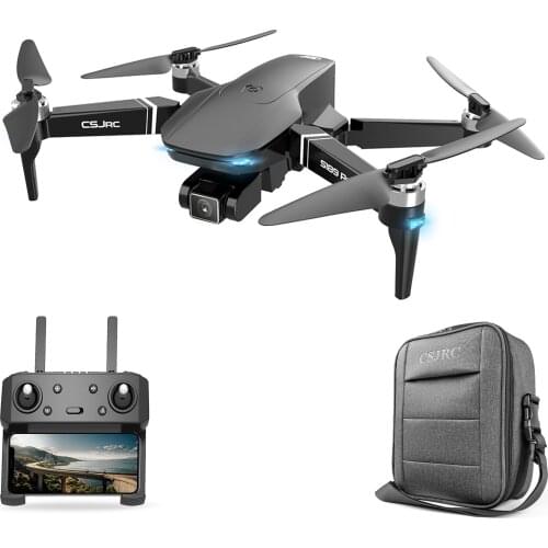CSJ S189 PRO GPS Drone with 4K Camera Brushless Motor Quadcopter 5G Wifi FPV Dual Camera Drone for Adults Fly 25mins Flight Time