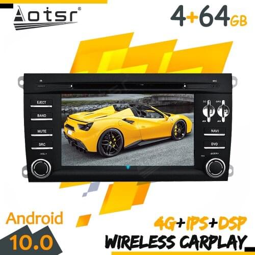 Android Tape Radio Recorder Car For Porsche Cayenne 2003 2004-2010 GPS Navi Multimedia Player Stereo Autoradio Carplay Head unit