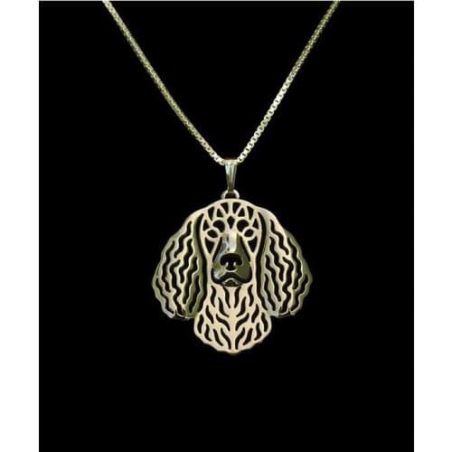 Newest Unique Handmade American Water Spaniel pendant Necklace for women choker Jewelry Pet Lovers Gift Idea
