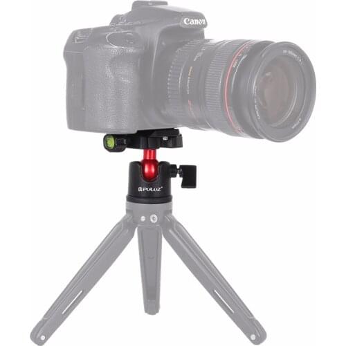 PULUZ 360 Degree Rotation Panoramic Metal Ball Head with Quick Release Plate for DSLR & Digital Cameras