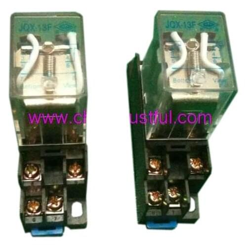 12V 24V DC relay for bag making machine parts