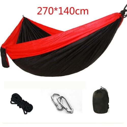 Parachute Cloth Convenient Hammock Outdoor Single Double Adult Children Outdoor Camping Glider Dormitory Bedroom Single Swing