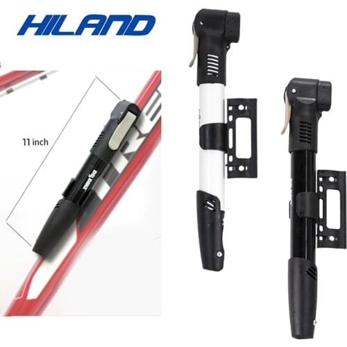 Bicycle Pump Aluminum Alloy Mini Pump for Bicycle MTB Portable Inflator with Holder