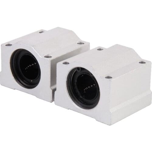 1 PCS Light shaft box type standard linear slider bearing seat SCS 6/8/10/12/13/16/20/25/30/35/40/50/60UU Linear sliding table