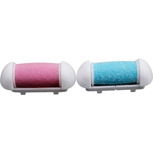 2Pcs /Set Foot Care Tool Heads Pedi Hard Skin Remover Refills Replacement Rollers For Scholls File Feet Care Tool
