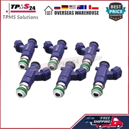 For Infiniti FX35 G35 QX4 I30 Nissan 350Z Maxima Pathfinder Set of 6 Fuel Injectors FBJC100