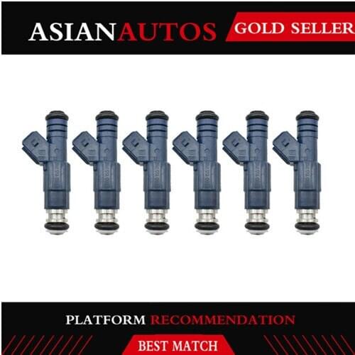 DEFUS 8x 0280155712 Fuel Injector Nozzle Bico For Saab Cadillac Catera Saab 900 9000 9-5 3.0l 2.5l 95-01 0 280 155 712 Injection