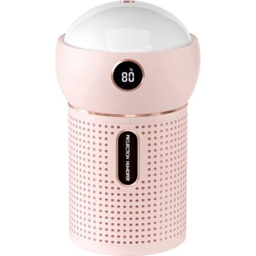 USB Projection Lamp Humidifier Ingle Spray Projection Diffuser For Household Silent Spray Atmosphere Night Light