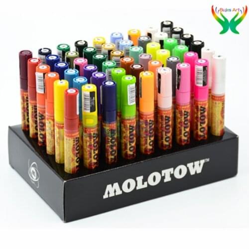 Molotow 227(4mm) Acrylic marker manuscript model graffiti picture book illustration special hand-painted brush art supplies
