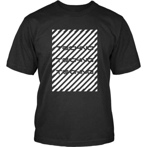 2019 cotton Man t-shirt best sleling Design Free Shipping Techno T-Shirt