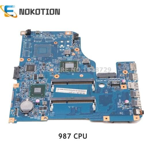 NOKOTION NBM7X11001 NB.M7X11.001 Motherboard For Acer aspire V5-571 48.4TU05.04M MAIN BOARD 987 1.5Ghz CPU work for touchscreen