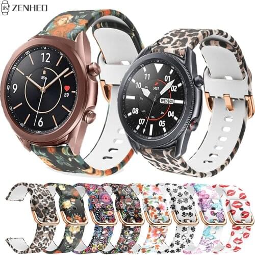 Silicone Watchband For Samsung Galaxy Watch 3 41mm 45mm Replacement 20mm 22mm Watch Strap For Samsung Galaxy Watch 42mm 46mm