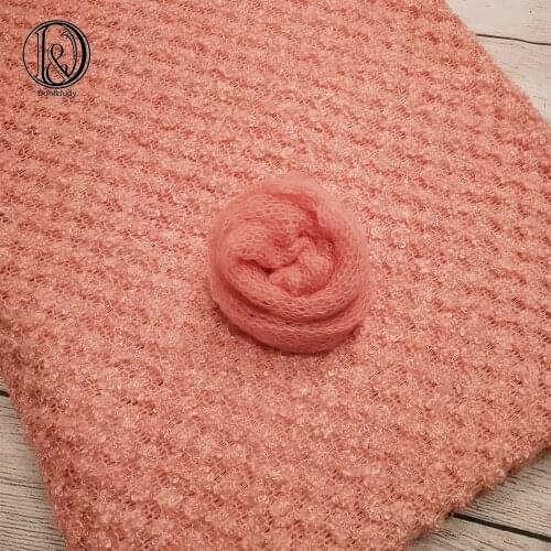 Don&Judy 150X100cm Fabric Backdrop Blanket + 60x40cm Stretch Wrap Photography Photo Prop Newborn Blanket Background Shoot