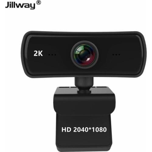 Jillway HD 2K 2040*1080P Computer USB Webcam Laptop Video Connector Built-in Microphone Web Camera Smart Video Conference webcam