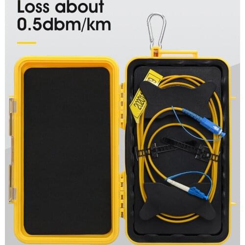 SC/UPC-LC/UPC OTDR Zone Eliminator,Fiber Rings ,Fiber Optic OTDR Launch Cable Box 500M 1Km 2Km SM 1310/1550nmGood adaptability