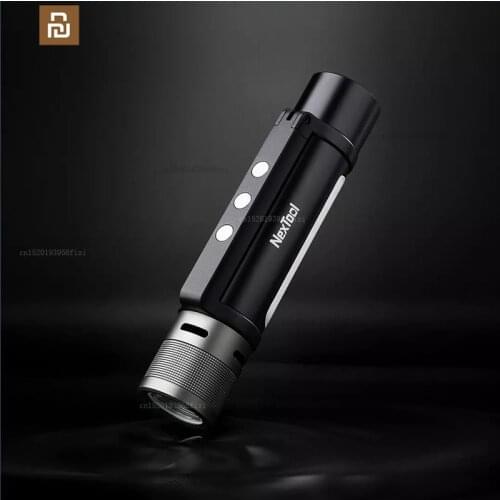 Xiaomi youpin outdoor 6 in 1 LED flashlight super bright flashlight waterproof camping night light scalable emergency light