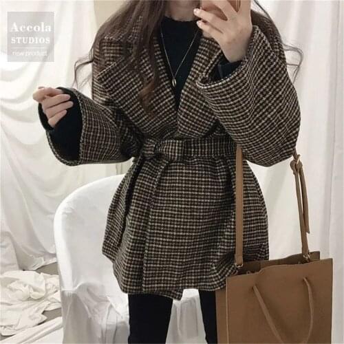 YKANGS Women's Coats With A Belt