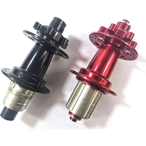Powerway M81 MTB AM 6 Bolt Disc Rear hubs 282g QR Thru axle Shim. 10s 11s 12s XD 28H 32H 36H Spokes ENDURO Bearing Black Red