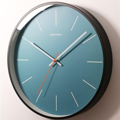 14-inch Modern Simple Silent Wall Clock Living Room Bedroom Nordic Creative Wall Clock Fashion Quartz Clock circular