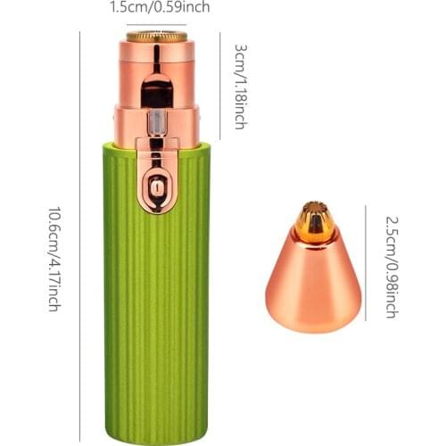 2 IN 1 Rechargeable Electric Epilator For Women Eyebrow Trimmer Female Body Facial Hair Removal And Shaver Hair Removal