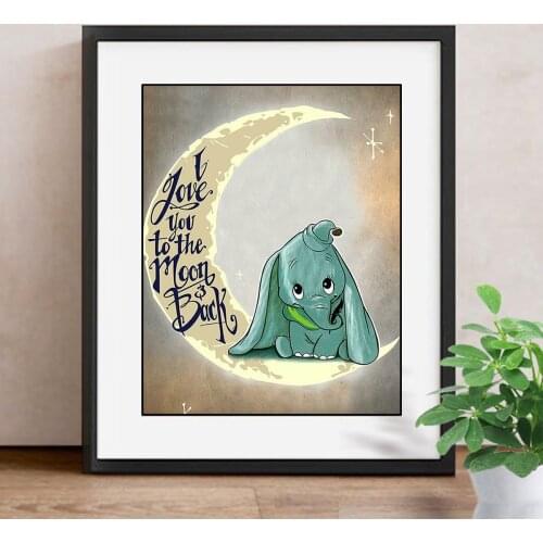 Diamond Painting Full Square Elephant 5D Diamond Embroidery Sale Cartoon Diamond Mosaic Picture Rhinestone Decor Home