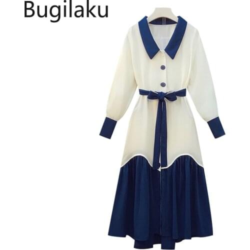 Модные платья-рубашки Bugilaku China At AliExpress