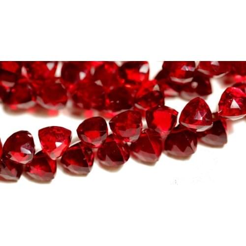 5pieces AA loose beads dark red quartz faceted for DIY jewelry making FPPJ wholesale beads nature
