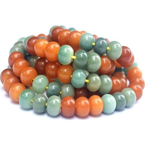 Color natural weathering Bodhi Buddha beads old seed 108 Bodhi Tibetan bracelet Men Women DIY Hand string Mala Necklace Jewelry
