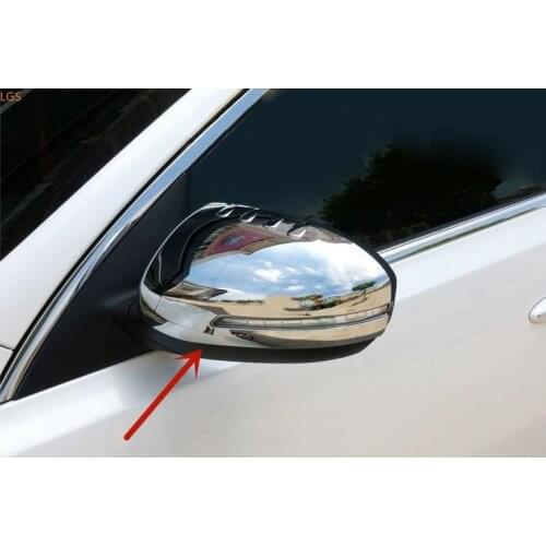 For Kia K5 2011-2015 High-quality ABS Chrome rearview mirror decoration cover anti-rub protection car accessories