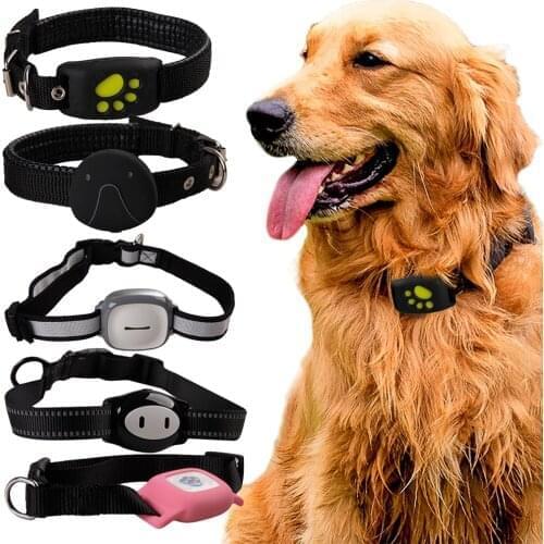 Pet GPS Tracker Adjustable Dog Cat Collar USB Rechargeable Waterproof Tracking Locator Electric Fence alarmd For kitten puppy