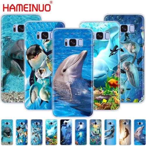 HAMEINUO ocean dolphin Dance And Jumping cell phone case cover for Samsung Galaxy S9 S7 edge PLUS S8 S6 S5 S4 S3 MINI