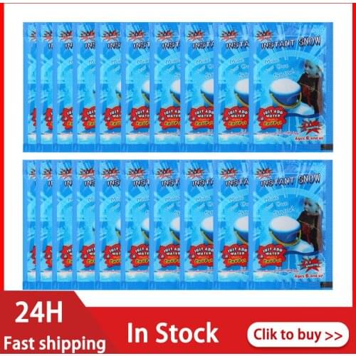 Artificial Snowflakes Magic Instant Snow Powder Festival Frozen Party Supplies Christmas Decorations For Home Wedding Snow Decor