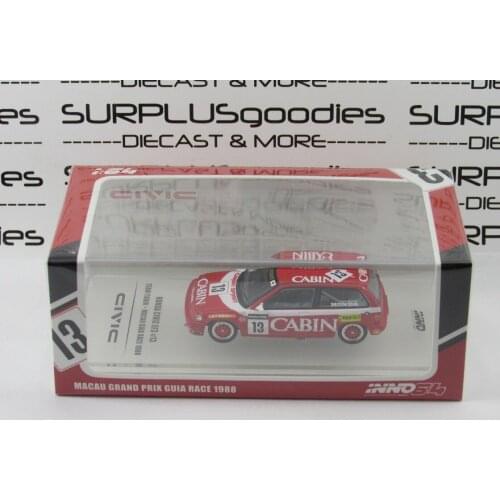 1:64 1988 HONDA CIVIC TYPE R EF3 13 Metal Diecast Alloy toy cars Model Vehicles For Children Boys gift hot