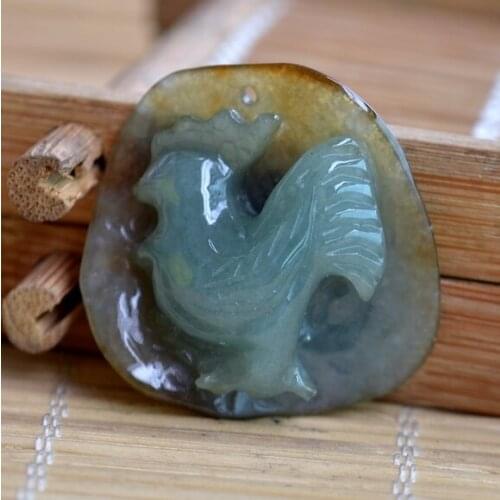 Hetian jade jade cock pendant jade warmJ11