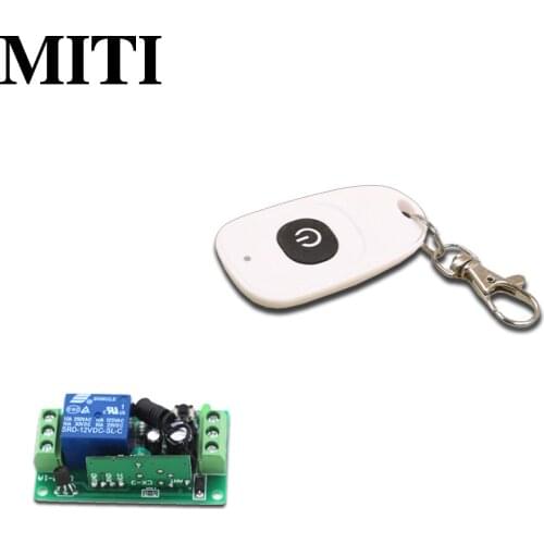 Newest MITI DC9V12V24V 1CH RF Wireless Remote Control Switch System 1Transmitter & 1Receiver Relay Receiver Smart Home Switch
